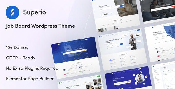 superio 1 2 41 job board wordpress theme