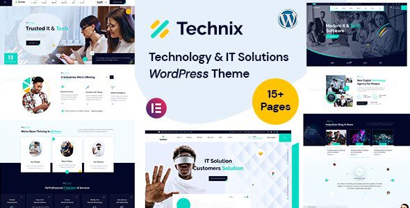 technix 1 0 4 technology it solutions wordpress theme