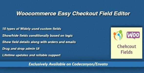 woocommerce easy checkout field editor 2 9 0