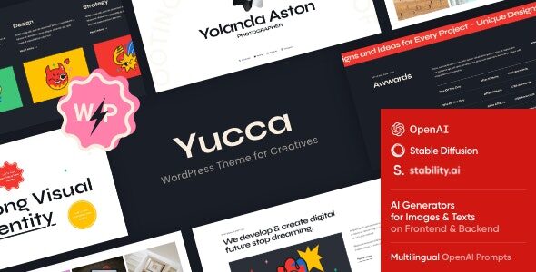 yucca 1 14 portfolio wordpress theme