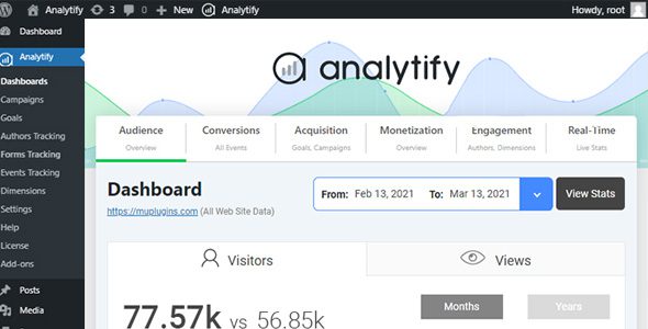 analytify pro 5 0 0 addons google analytics in wordpress