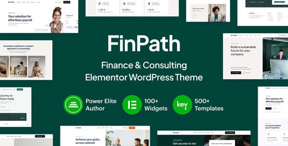 finpath 1 2 finance consulting elementor wordpress theme