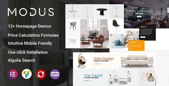 modus 2 0 7 modern furniture woocommerce theme