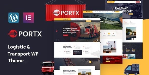 portx 1 0 7 logistics and transportation wordpress theme