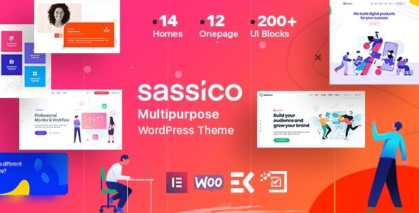 sassico 3 5 saas startup multipurpose wordpress theme