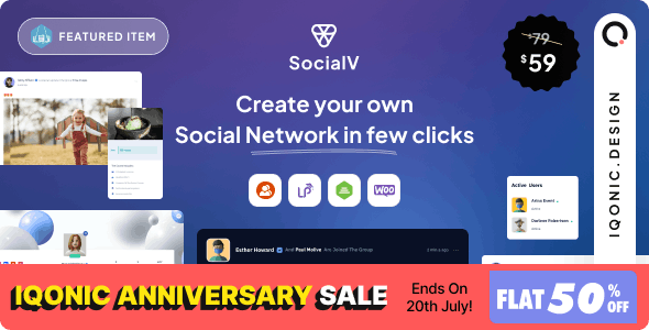 socialv 2 0 7 social network and community buddypress theme