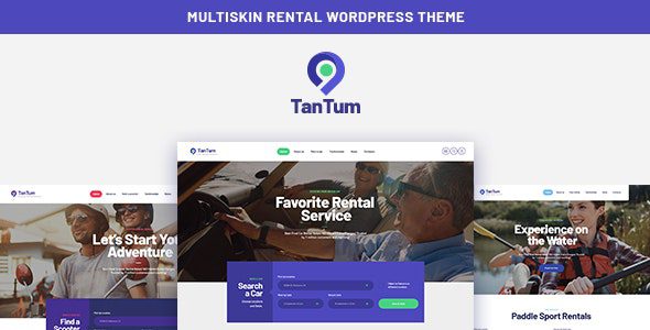 tantum 1 1 8 car scooter boat bike rental services wordpress theme