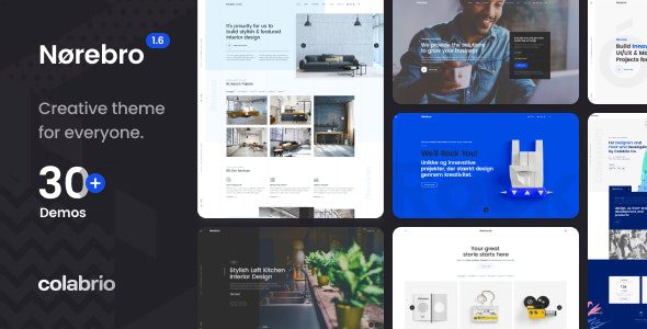 norebro 1 6 3 creative portfolio theme for multipurpose usage